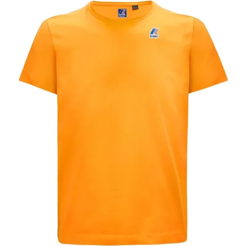 K-Way - Tops > T-Shirts - Orange - K-way - Modalova