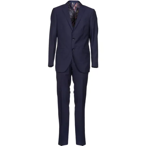 Suits > Suit Sets > Single Breasted Suits - - ETRO - Modalova