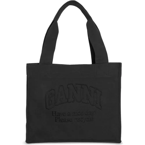 Ganni - Bags > Tote Bags - Gray - Ganni - Modalova