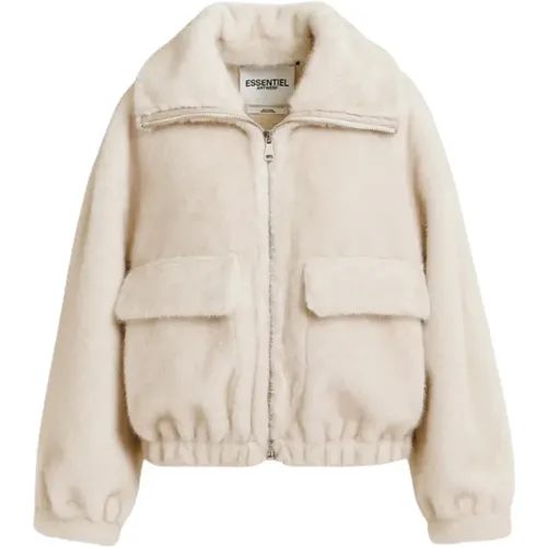 Jackets > Faux Fur & Shearling Jackets - - Essentiel Antwerp - Modalova