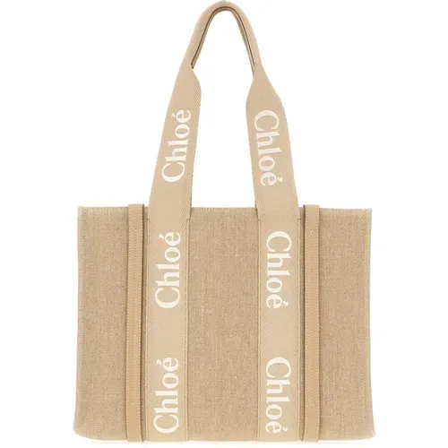 Chloé - Bags > Tote Bags - Beige - Chloé - Modalova