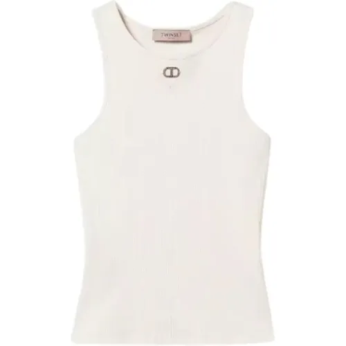 Tops > Sleeveless Tops - - Twinset - Modalova