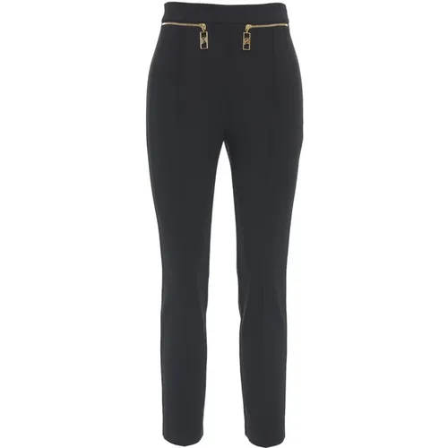 Trousers > Slim-fit Trousers - - Elisabetta Franchi - Modalova