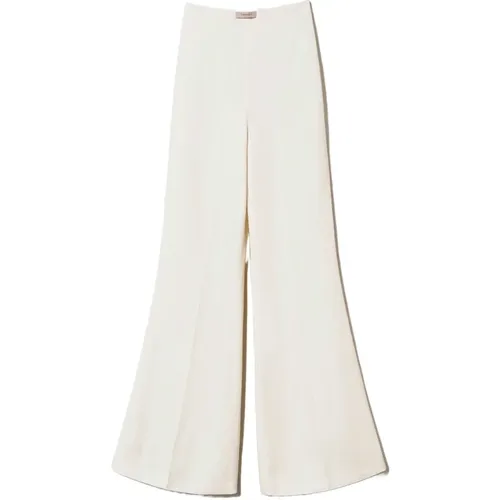 Trousers > Wide Trousers - - Twinset - Modalova