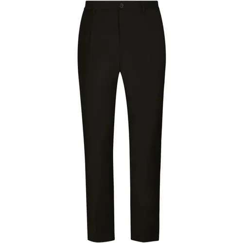 Trousers > Slim-fit Trousers - - Dolce & Gabbana - Modalova