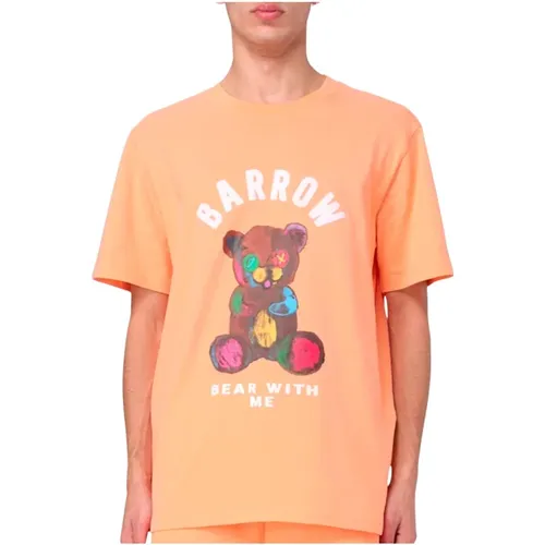Barrow - Tops > T-Shirts - Orange - Barrow - Modalova