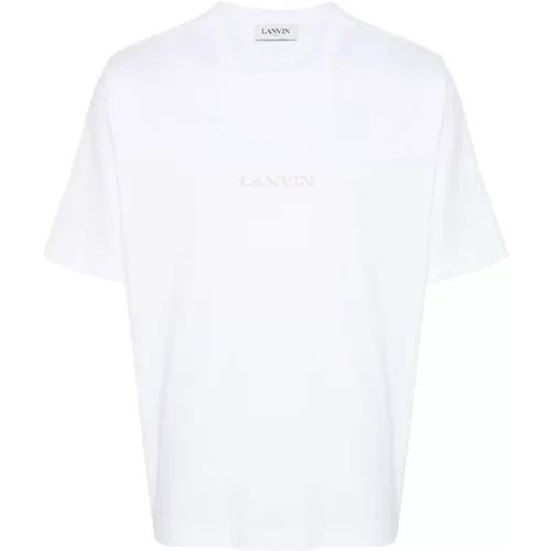 Lanvin - Tops > T-Shirts - White - Lanvin - Modalova