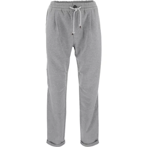 Trousers > Sweatpants - - BRUNELLO CUCINELLI - Modalova