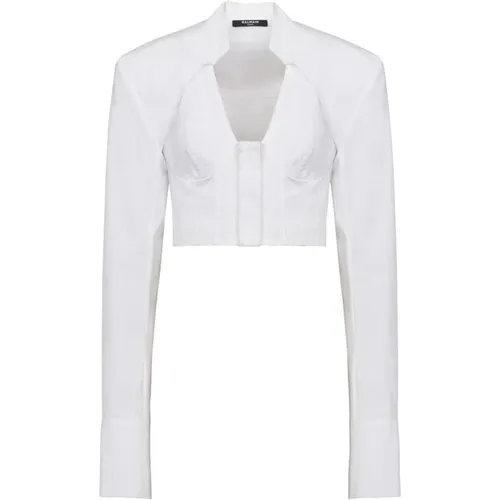 Balmain - Chemises - Blanc - Balmain - Modalova