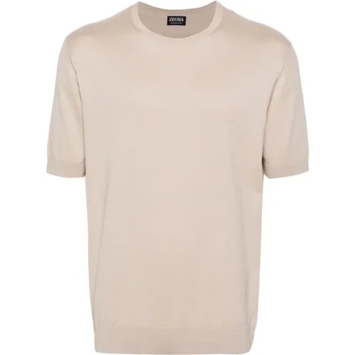 Tops > T-Shirts - - Ermenegildo Zegna - Modalova