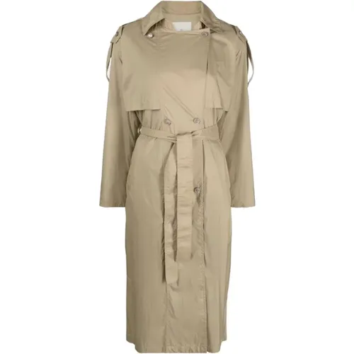 Coats > Belted Coats - - Moncler - Modalova