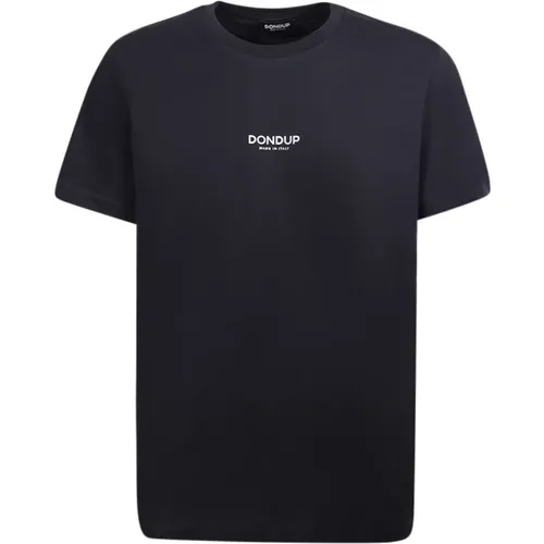 Dondup - Tops > T-Shirts - Black - Dondup - Modalova