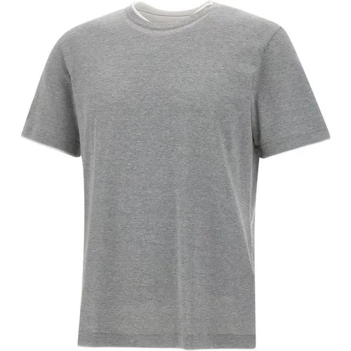 Eleventy - Tops > T-Shirts - Gray - Eleventy - Modalova