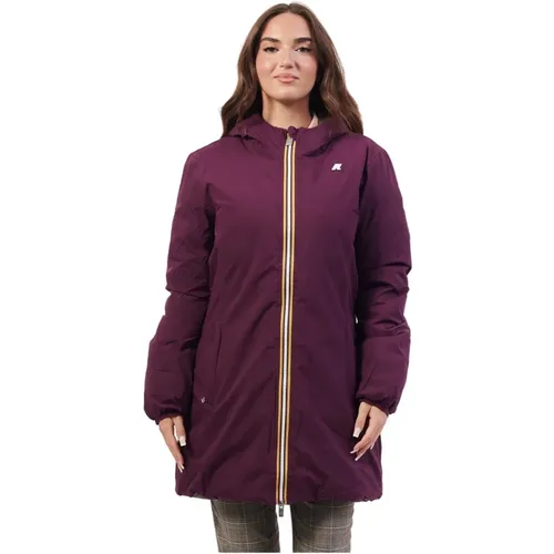 K-Way - Coats > Parkas - Purple - K-way - Modalova