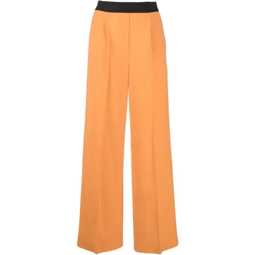 Trousers > Wide Trousers - - Msgm - Modalova