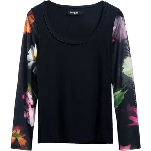 Tops > Long Sleeve Tops - - Desigual - Modalova