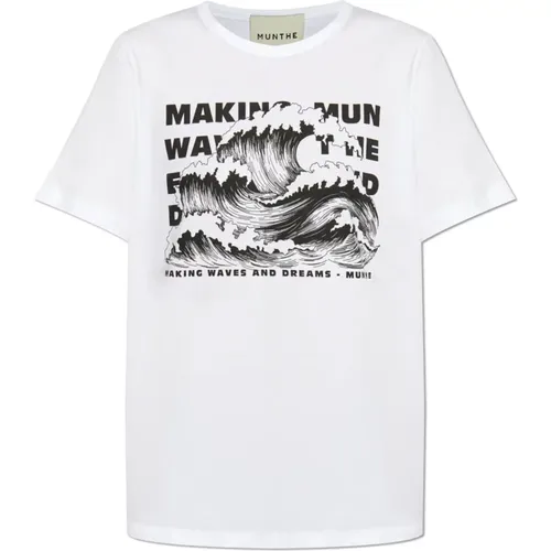 Munthe - Tops > T-Shirts - White - Munthe - Modalova