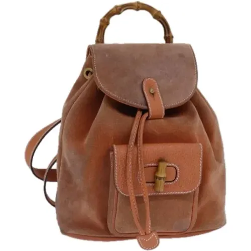 Pre-owned > Pre-owned Bags > Pre-owned Backpacks - - Gucci Vintage - Modalova