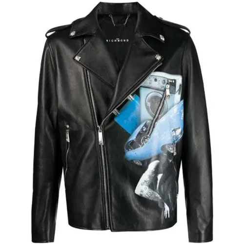 Jackets > Leather Jackets - - John Richmond - Modalova