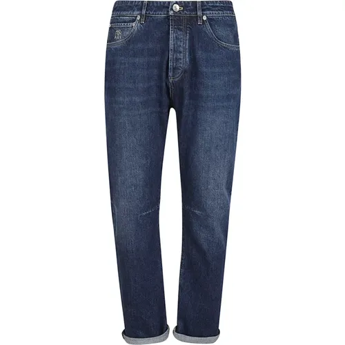 Jeans > Straight Jeans - - BRUNELLO CUCINELLI - Modalova