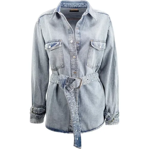 Jackets > Denim Jackets - - 7 For All Mankind - Modalova