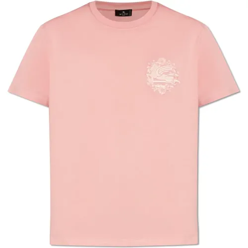 Etro - Tops > T-Shirts - Pink - ETRO - Modalova