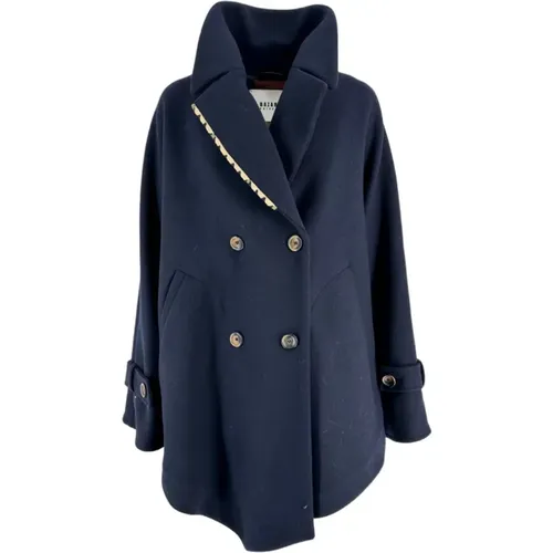 Coats > Double-Breasted Coats - - bazar deluxe - Modalova