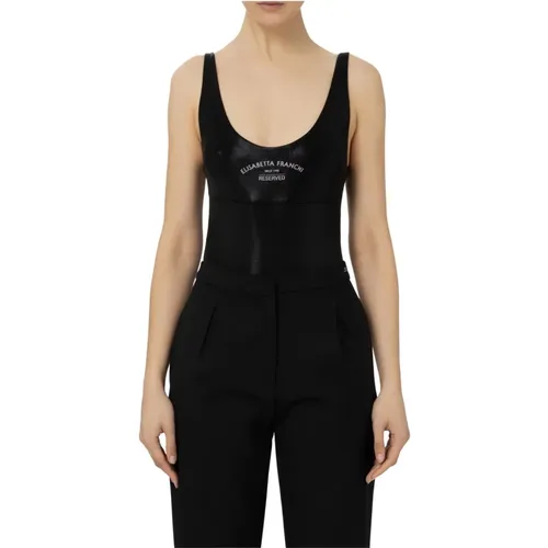 Tops > Sleeveless Tops - - Elisabetta Franchi - Modalova