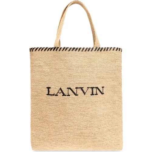 Lanvin - Bags > Tote Bags - Beige - Lanvin - Modalova