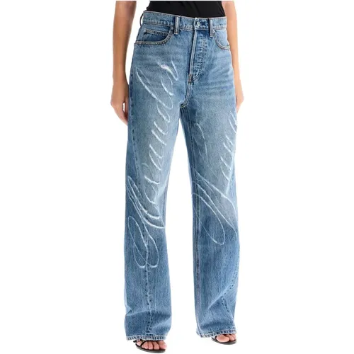 Jeans > Straight Jeans - - alexander wang - Modalova