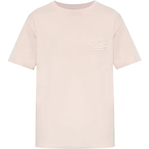 Etro - Tops > T-Shirts - Pink - ETRO - Modalova