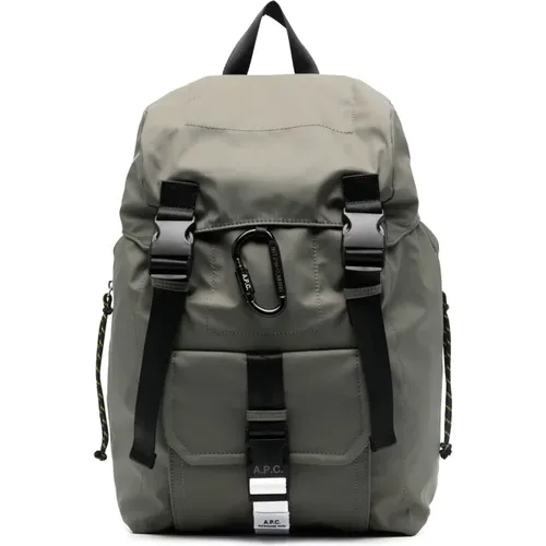 A.p.c. - Bags > Backpacks - Green - A.p.c. - Modalova