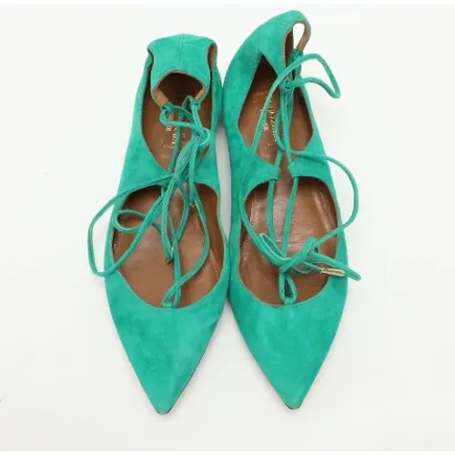 Pre-owned > Pre-owned Shoes > Pre-owned Flats - - Aquazzura Pre-owned - Modalova