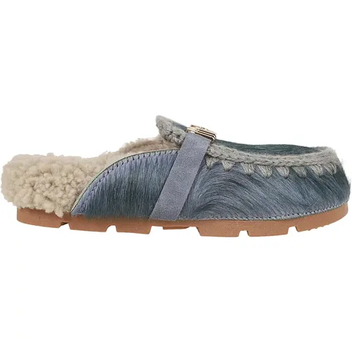 Mou - Shoes > Slippers - Blue - Mou - Modalova