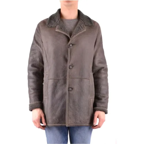 Jackets > Leather Jackets - - Orciani - Modalova