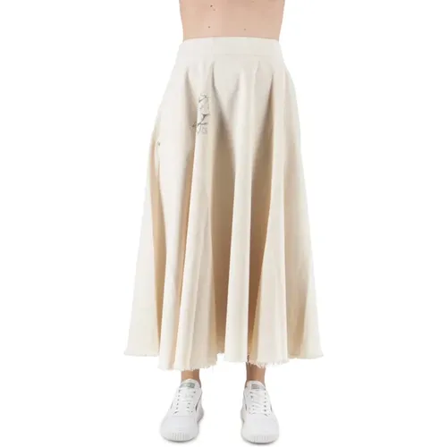 Sand - Skirts > Midi Skirts - - White Sand - Modalova