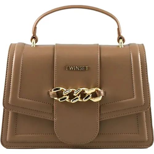 Twinset - Bags > Handbags - Brown - Twinset - Modalova