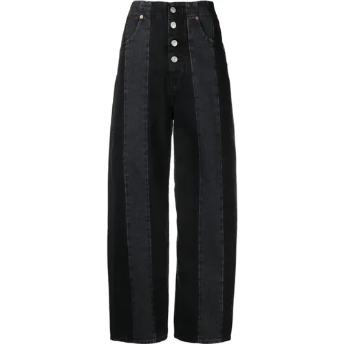 Jeans > Wide Jeans - - MM6 Maison Margiela - Modalova