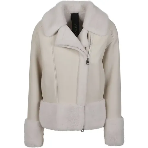 Jackets > Faux Fur & Shearling Jackets - - Blancha - Modalova