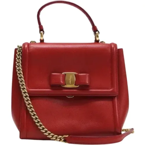 Pre-owned > Pre-owned Bags > Pre-owned Cross Body Bags - - Salvatore Ferragamo Pre-owned - Modalova