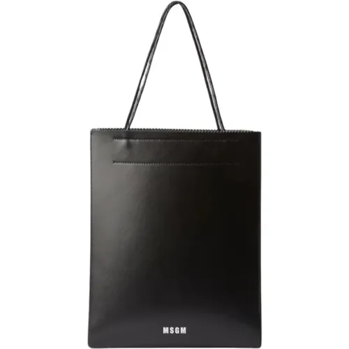 Msgm - Bags > Tote Bags - Black - Msgm - Modalova