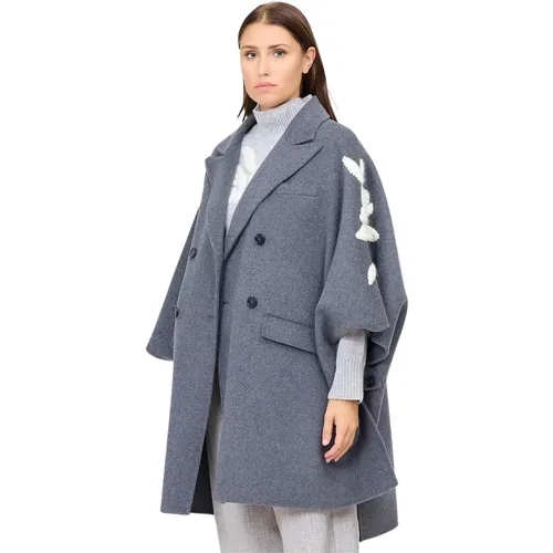 Coats > Double-Breasted Coats - - Ermanno Scervino - Modalova
