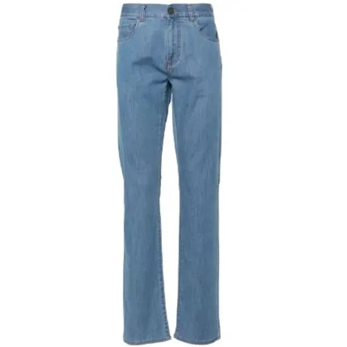 Jeans > Straight Jeans - - Canali - Modalova