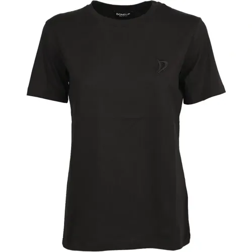 Dondup - Tops > T-Shirts - Black - Dondup - Modalova