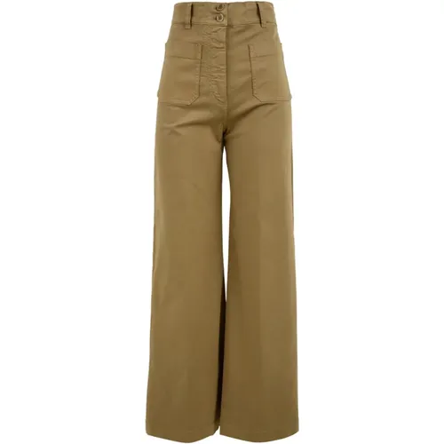 Trousers > Wide Trousers - - Aspesi - Modalova