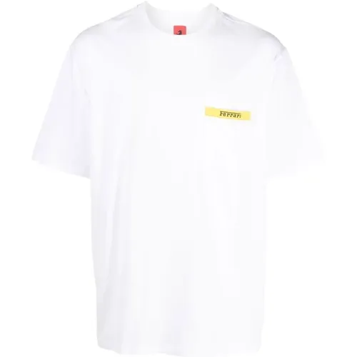 Ferrari - Tops > T-Shirts - White - Ferrari - Modalova