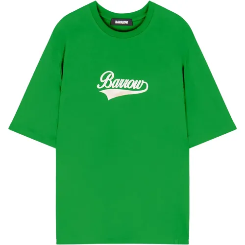 Barrow - Tops > T-Shirts - Green - Barrow - Modalova