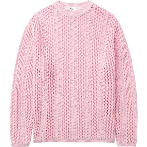 Knitwear > Round-neck Knitwear - - Séfr - Modalova