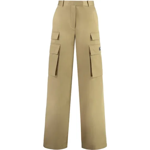 Trousers > Straight Trousers - - Versace - Modalova