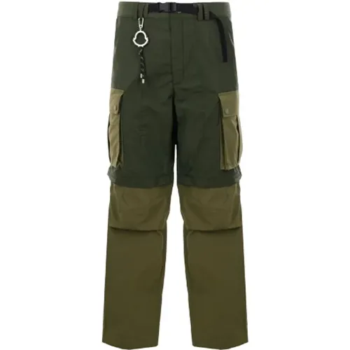 Trousers > Wide Trousers - - Moncler - Modalova